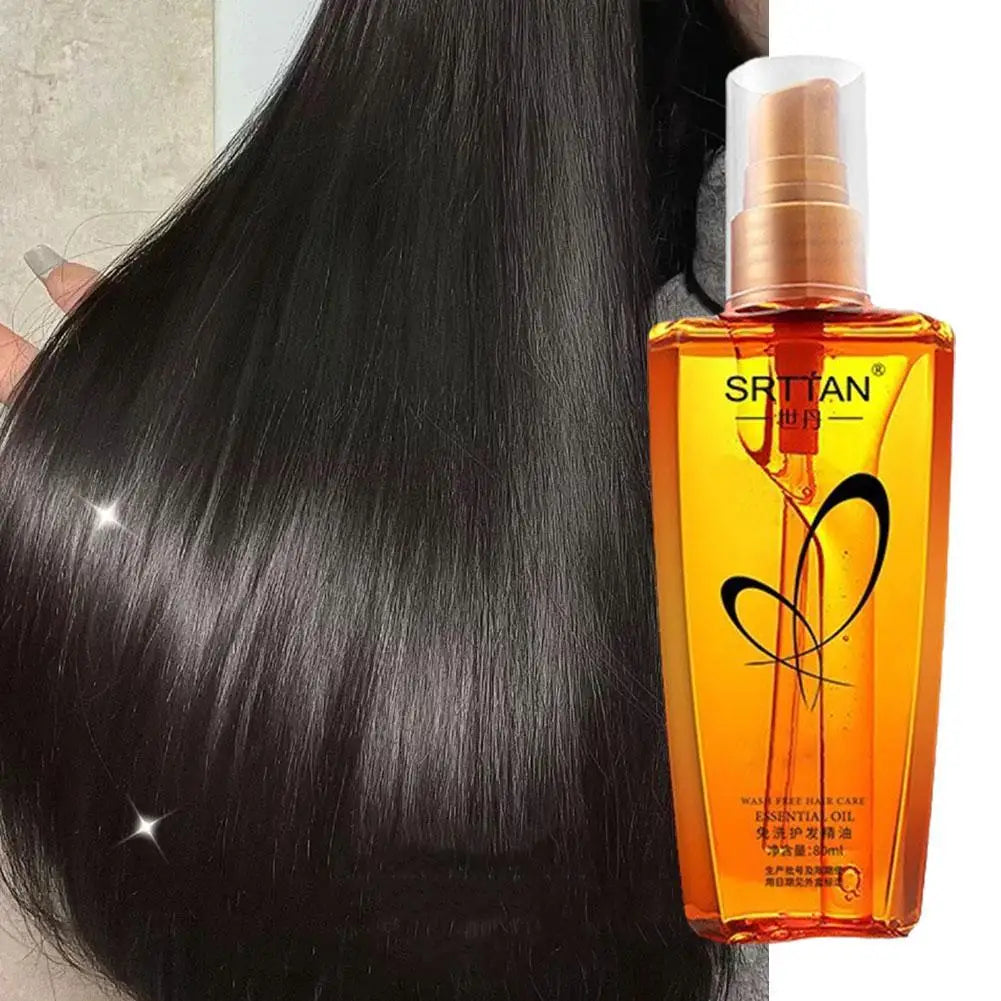 Moroccan Argan Oil Hair Serum Lightweight Hair Oil Mist For Split Ends - My Charm Corner