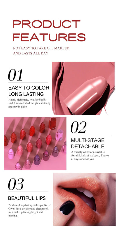 5-in-1 Fruit Velvet Matte Lipstick Set - My Charm Corner