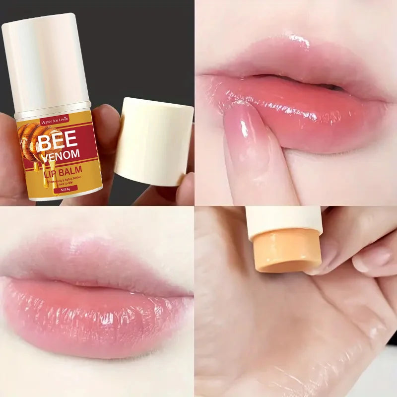 Bee Venom Lip Balm, Hydrating, Translucent and Glossy - My Charm Corner