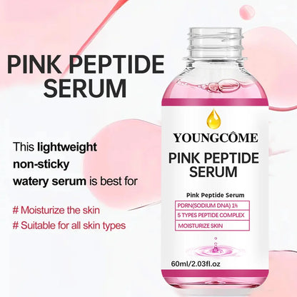 Pink Peptide Glow Facial Serum Dark Spot Care Even Skin - My Charm Corner