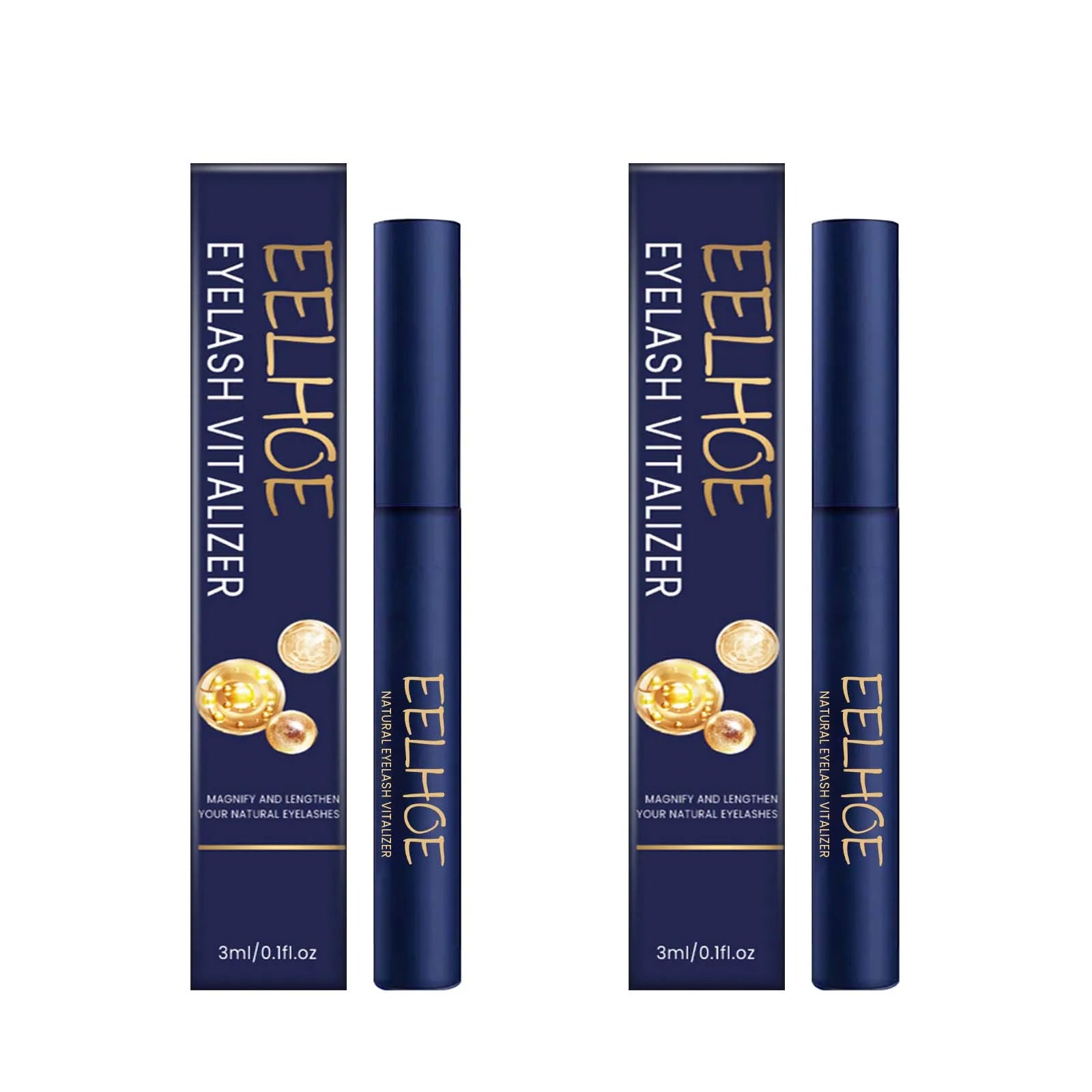 Volumizing Mascara Nourishing Natural Long Slender Black Curled Lashes - My Charm Corner