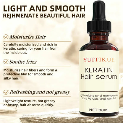 YUITIKUE Keratin Hair Serum 30ml - My Charm Corner