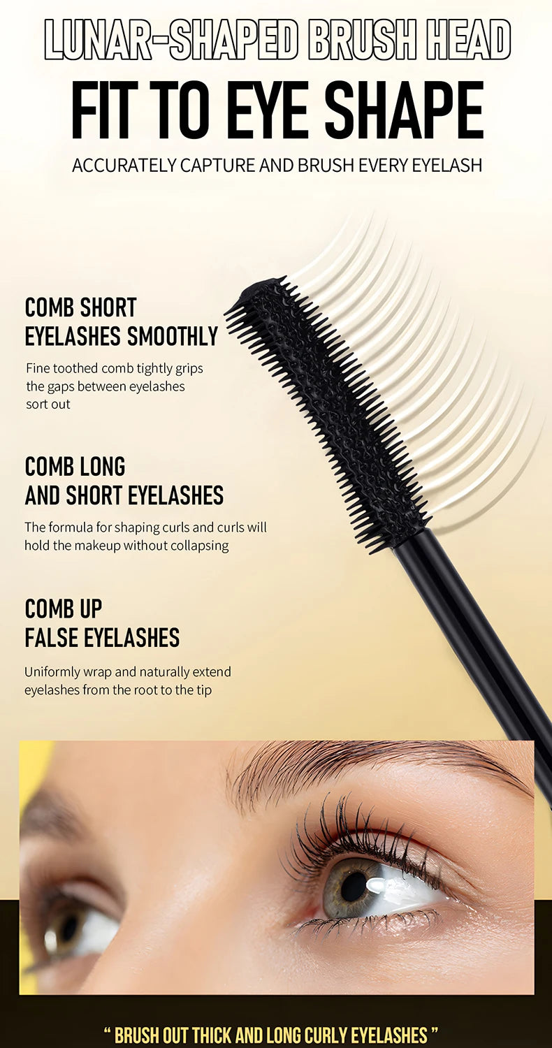 O‘cheal Mascara Black Lash Eyelash Brush 3D Silk - My Charm Corner