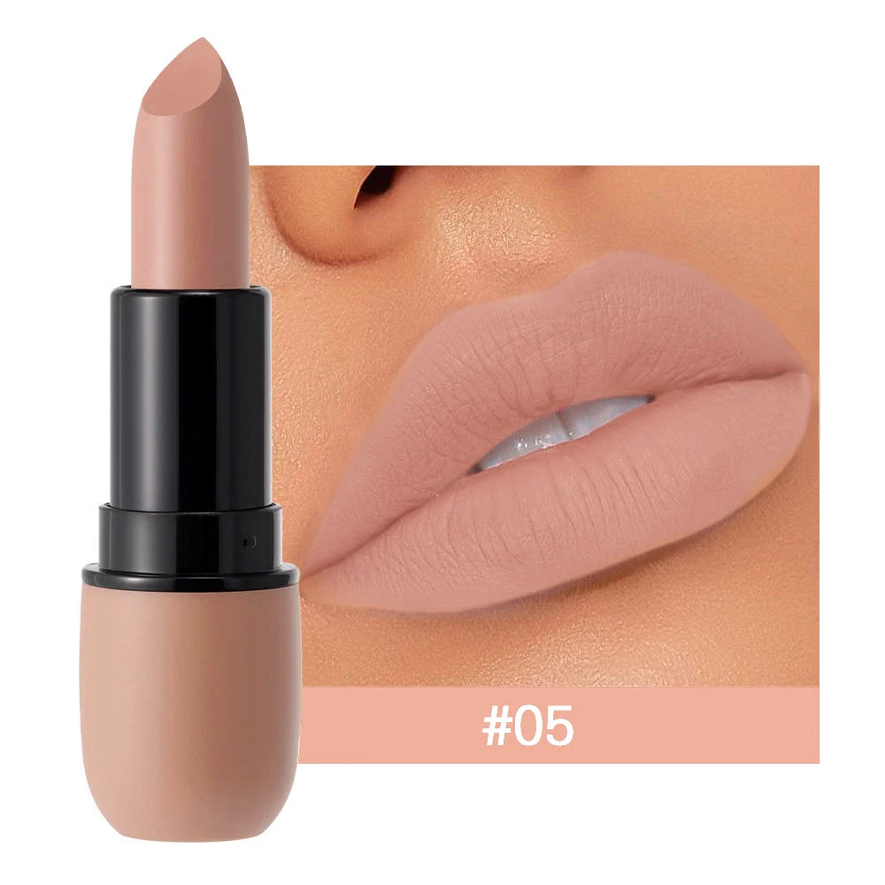 6-Color Long-Lasting Color Lip Makeup - My Charm Corner